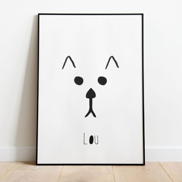 Poster – Gepersonaliseerde hond