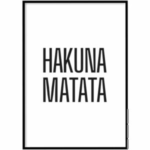 Poster - Hakuna matata