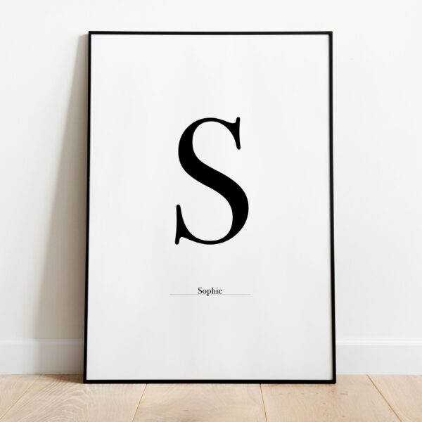 Poster – Letter Sierlijk